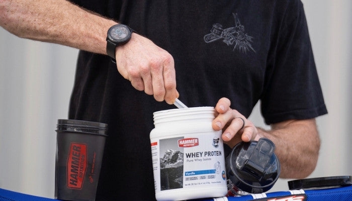 Whey Protein in use