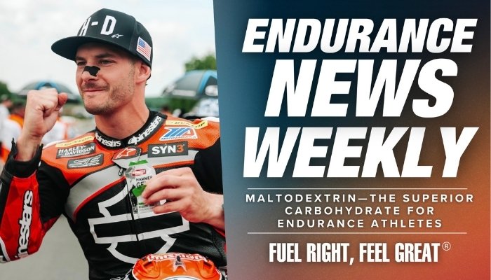 Athlete James Rispoli fuels with Hammer Gel at the starting line!