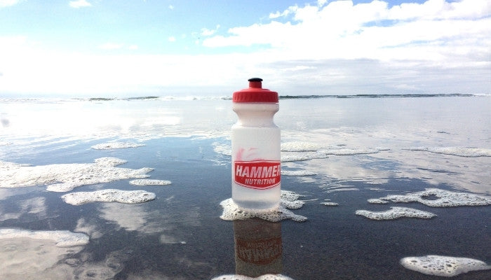 Hammer Water Bottle at beach