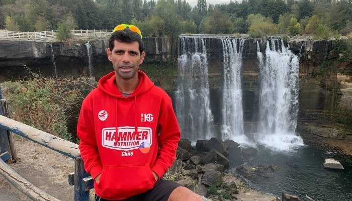 Turok Villacura Carter Next to waterfall