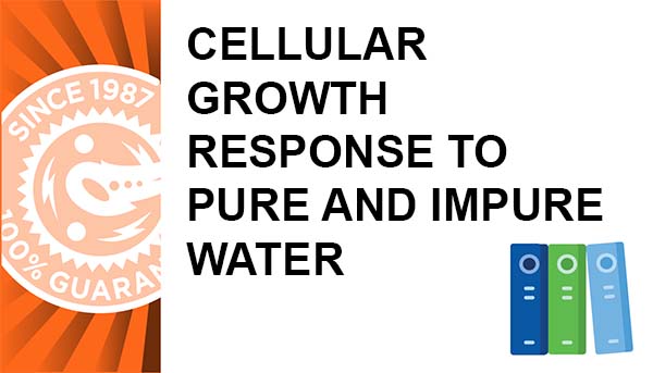 Cellular Growth Response to Pure and Impure Water