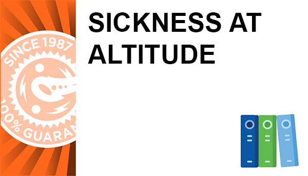 Sickness at Altitude